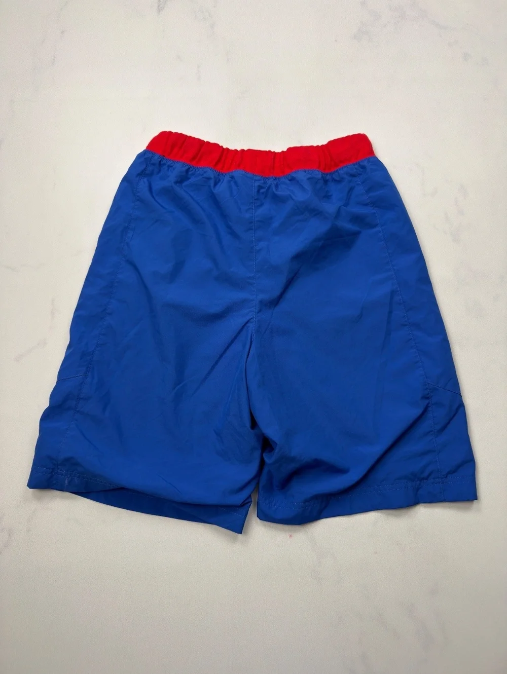 Nike Athletic Shorts Blue Red Standard Fit - Boys XL